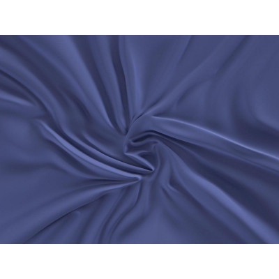 Saténová plachta LUXURY COLLECTION dvojlôžko 160x200cm tmavo modrá