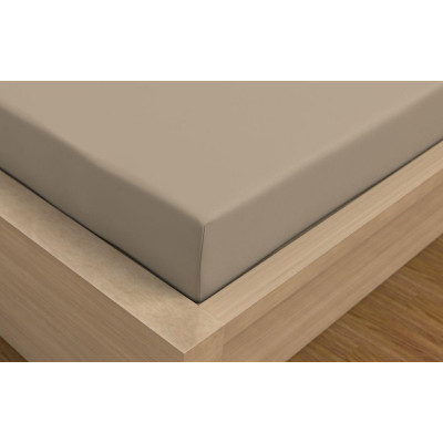 Saténová plachta LUXURY COLLECTION jednolôžko 100x200cm béžová