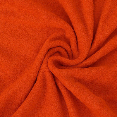 Froté plachta dvojlôžko 160x200cm oranžová