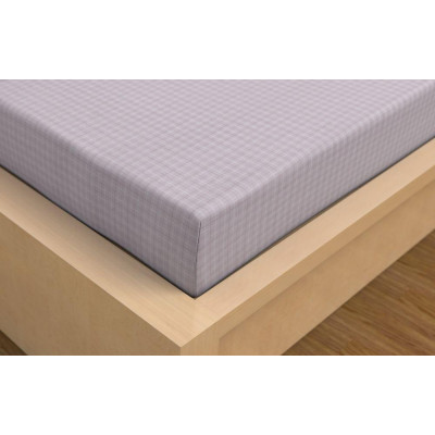 Saténová plachta LUXURY COLLECTION 120x200cm KÁRO fialové