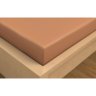 Prestieradlo bavlnené napínacie 90x200 béžové