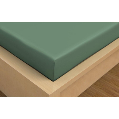 Prestieradlo bavlnené napínacie 90x200 zelené