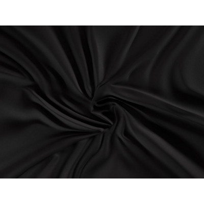 Saténová plachta LUXURY COLLECTION jednolôžko 120x200cm čierna