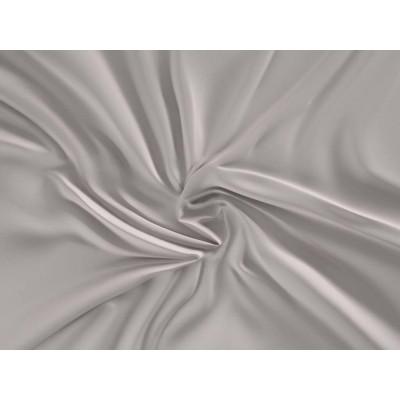 Saténová plachta LUXURY COLLECTION jednolôžko 100x200cm svetlo sivá