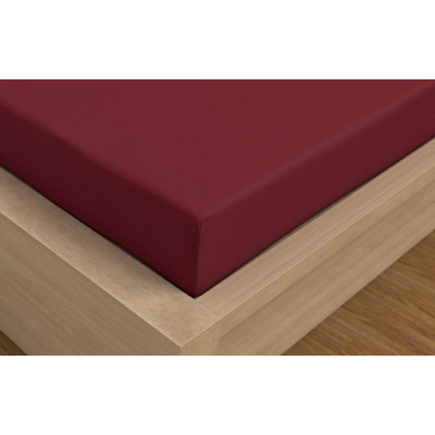 Saténová plachta LUXURY COLLECTION dvojlôžko 200x200cm bordó