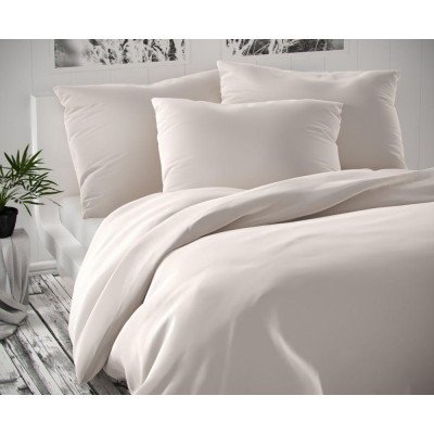 Saténové francúzske obliečky biele LUXURY COLLECTION 1 + 2, 240x200, 70x90cm