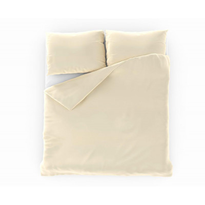 Saténové postel'né obliečky LUXURY COLLECTION smotanove 140x200, 70x90cm