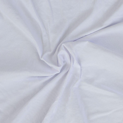 Jersey plachta s lycrou jednolôžko 90x200cm biela