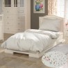Bavlnené posteľné obliečky PROVENCE COLLECTION 140x200, 70x90cm ROSE zelené